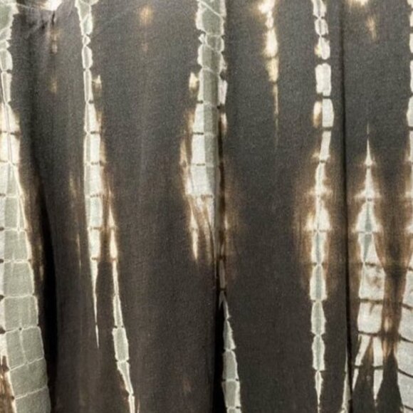 Young Fabulous & Broke Tie Dye Drop Waist Dress - Size Small - Plunging Neckline - Picture 10 of 14